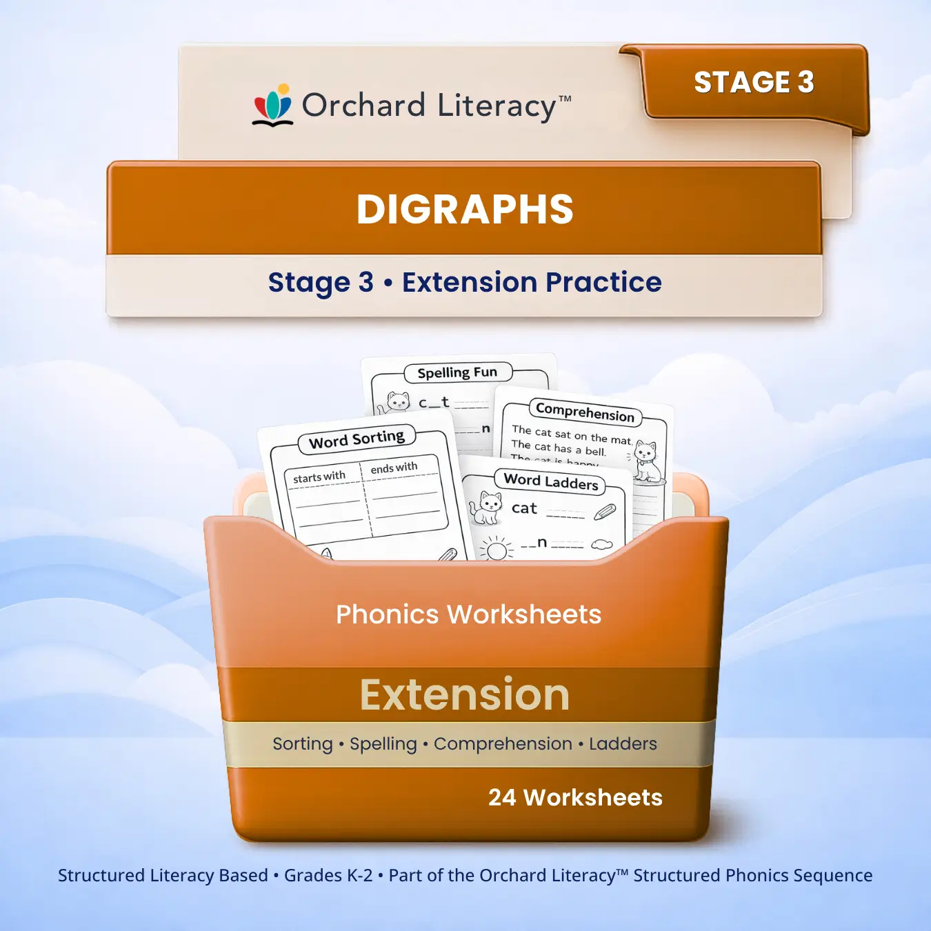 Stage 3 Extension Pack: Digraphs cover