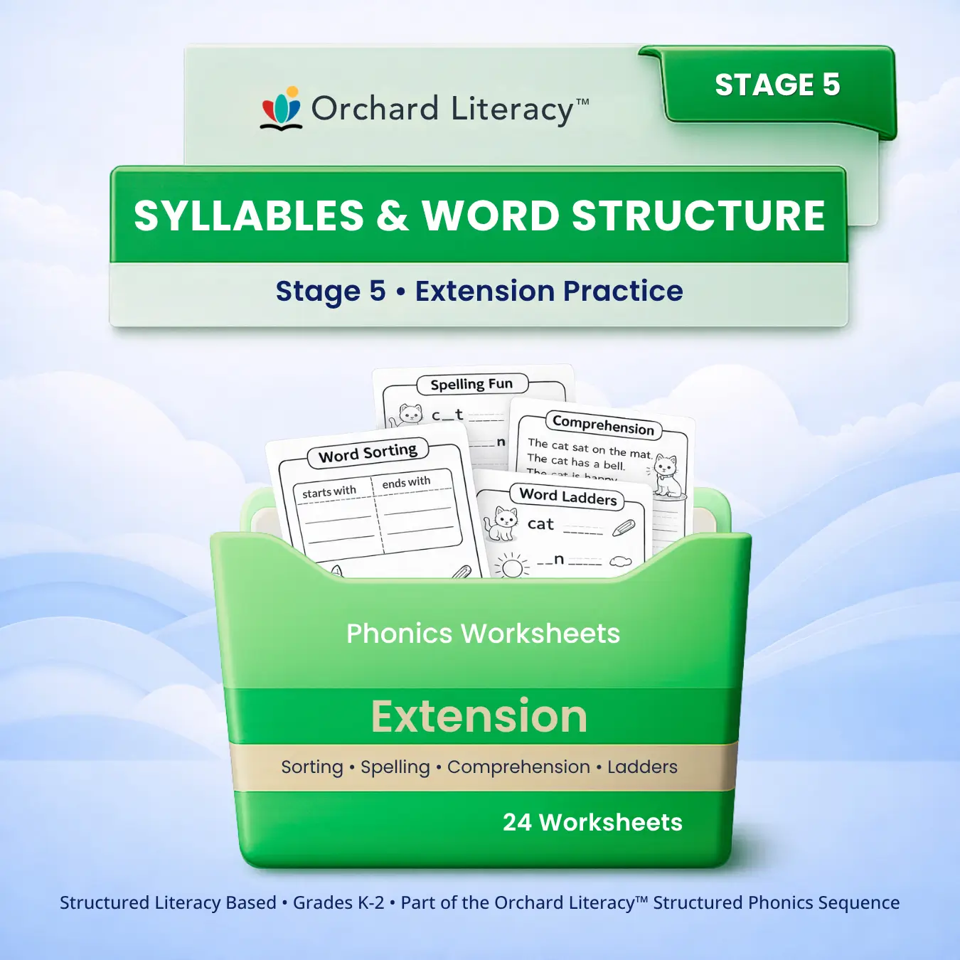 Stage 5 Extension Pack: Syllables & Word Structure cover