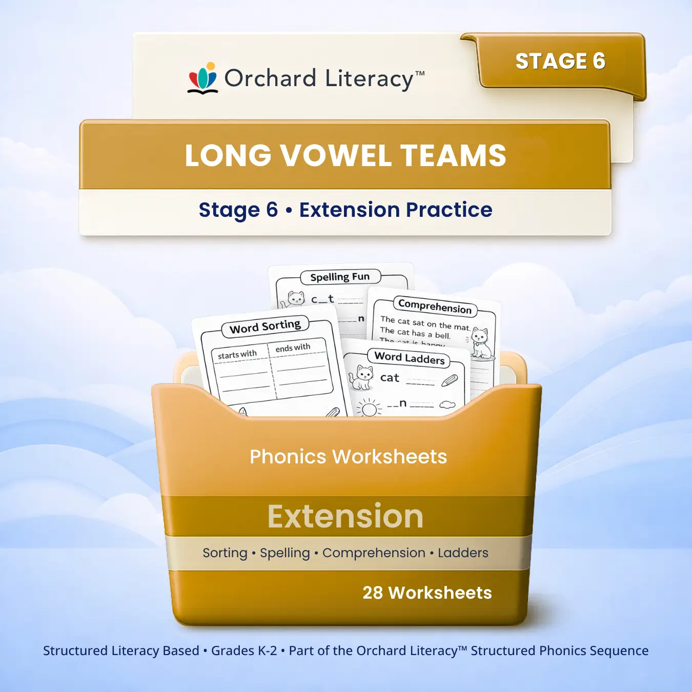 Stage 6 Extension Pack: Long Vowel Teams cover